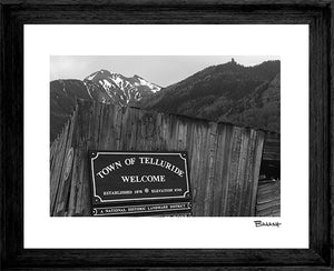 HISTORICAL LANDMARK ~ TELLURIDE ~ TOWN ~ 3:4