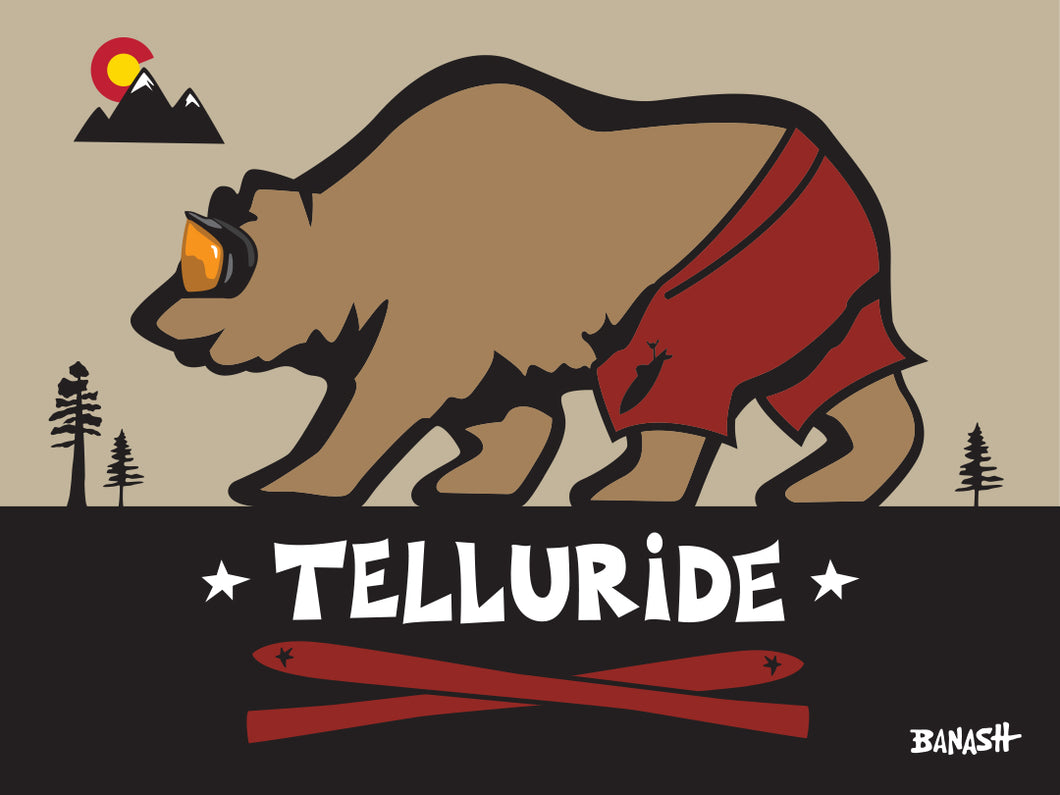 TELLURIDE ~ SKI BEAR ~ 3:4