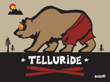 Load image into Gallery viewer, TELLURIDE ~ SKI BEAR ~ 3:4