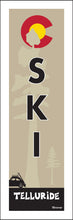 Load image into Gallery viewer, TELLURIDE ~ SKI ~ SKI BUG ~ PINE ~ CO LOGO