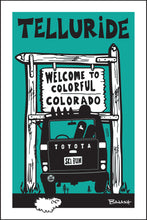 Load image into Gallery viewer, TELLURIDE ~ WELCOME SIGN ~ SKI LAND CRUISER TAIL ~ AIR ~ 2:3