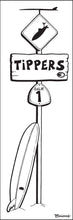 Load image into Gallery viewer, TIPPERS ~ SURF XING ~ LONGBOARD ~ 1:3