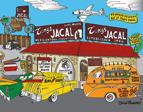 TONY'S JACAL ~ BACKLOT ~ SOLANA BEACH ~ 3:4