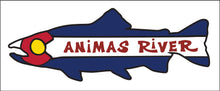 Load image into Gallery viewer, ANIMAS RIVER ~ TROUT ~ COLORADO LOOSE LOGO ~ 1:3