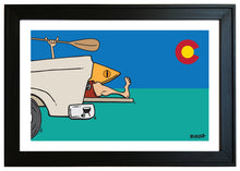 Load image into Gallery viewer, COLORADO ~ LOGO ~ TAILGATE KAYAK GREM ~ 2:3