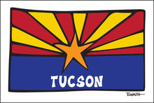 Load image into Gallery viewer, TUCSON ~ SUNRISE ~ ARIZONA ~ FLAG ~ LOOSE ~ 2:3