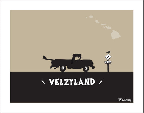 VELZYLAND ~ PUPUKEA TOWN ~ SURF PICKUP ~ 3:4