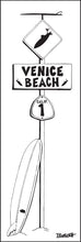 Load image into Gallery viewer, VENICE BEACH ~ SURF XING ~ LONGBOARD ~ 1:3