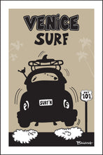 Load image into Gallery viewer, VENICE ~ SURF ~ SURF BUG TAIL ~ AIR ~ BLACK N TAN ~ 2:3