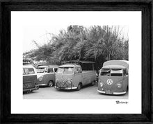 Load image into Gallery viewer, SAN ONOFRE ~ VW SURF BUS LOT ~ 3:4