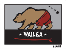 Load image into Gallery viewer, WAILEA TOWN ~ SURF BEAR ~ 3:4