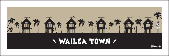 WAILEA TOWN  ~ SURF HUTS ~ 1:3