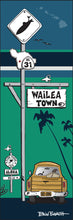 Load image into Gallery viewer, WAILEA TOWN ~ SURF XING ~ SURF PICKUP ~ OCEAN LINES ~ 8x24