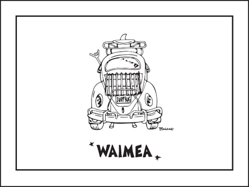 WAIMEA TOWN ~ SURF BUG TAIL ~ CATCH A LINE ~ 3:4