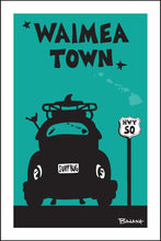 Load image into Gallery viewer, WAIMEA TOWN ~ KAUA'I ~ SURF BUG TAIL ~ SEAFOAM ~ 2:3