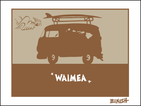 WAIMEA TOWN ~ SURF BUS ~ CATCH SAND ~ 3:4