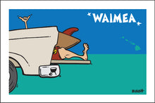 Load image into Gallery viewer, WAIMEA TOWN ~ KAUA'I ~ TAILGATE SURF GREM ~ SEAFOAM ~ 2:3
