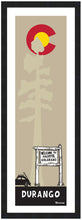 Load image into Gallery viewer, DURANGO ~ WELCOME TO COLORADO SIGN ~ SKI BUG