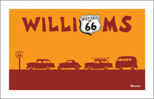 Load image into Gallery viewer, WILLIAMS ~ HISTORIC ROUTE 66 ~ ARIZONA ~ HOT RODS ~ 2:3