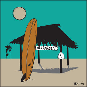 WINDANSEA ~ HUT ~ LONGBOARD ~ 12x12