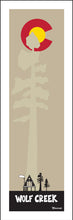 Load image into Gallery viewer, WOLF CREEK ~ A FRAME HUT ~ SKI BUG ~ PINE