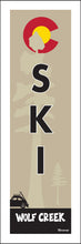 Load image into Gallery viewer, WOLF CREEK ~ SKI ~ SKI BUG ~ PINE ~ CO LOGO