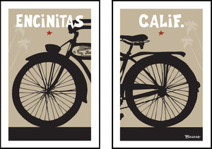 ENCINITAS ~ CALIF. ~ AUTOCYCLE ~ PALMS ~ DIPTYCH ~ 2:3