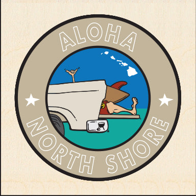 ALOHA ~ NORTH SHORE ~ TAILGATE GREM ~ 6x6