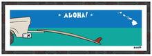 Load image into Gallery viewer, ALOHA ~ TAILGATE SURFBOARD ~ HAWAII ~ 8x24