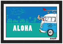 Load image into Gallery viewer, ALOHA ~ ENCINITAS ~ GREM 10 ~ SURF RIDES ~ WAVE RIDER ~ 12x18