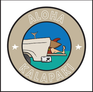 ALOHA ~ KALAPAKI BEACH ~ 6x6