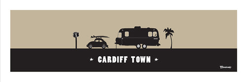 CARDIFF TOWN ~ SURF BUG ~ AIRSTREAM ~ 8x24