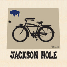 Load image into Gallery viewer, JACKSON HOLE ~ AUTOCYCLE ~ WY STATE ~ 6x6