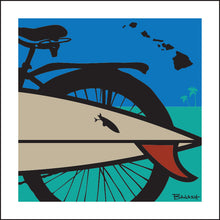 Load image into Gallery viewer, AUTOCYCLE ~ SURFBOARD ~ HAWAII ~ 12x12