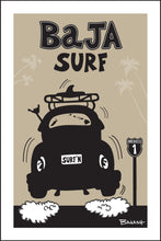 Load image into Gallery viewer, BAJA SURF ~ SURF BUG TAIL AIR ~ 12x18