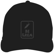 Load image into Gallery viewer, STONE GREMMY SURF ~ BE GREM ~ STACKED ~ CHARCOAL ~ HAT