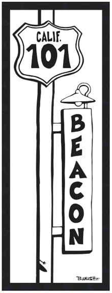 BEACON ~ WHAT IS HAS ALWAYS BEEN...!!! ~ TOWN SURF SIGN ~ 8x24