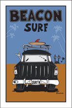 Load image into Gallery viewer, BEACON SURF ~ SURF NOMAD TAIL ~ LEUCADIA SIGN POST ~ SAND LINES ~ 12x18