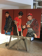Load image into Gallery viewer, HIP HOP RAP ~ NO. 4 ~ TRIPTYCH CANVAS SERIES ~ 48x72