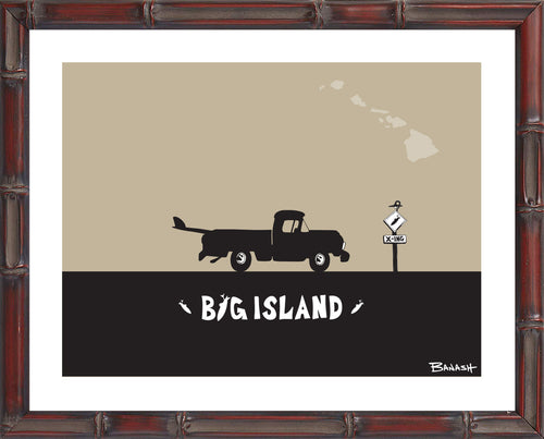 BIG ISLAND ~ SURF PICKUP ~ 16x20
