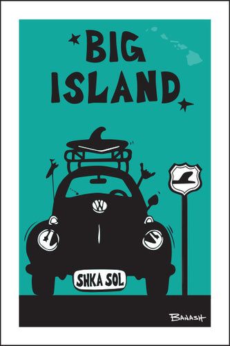 BIG ISLAND ~ SURF BUG GRILL ~ 12x18