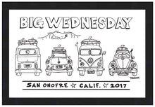 Load image into Gallery viewer, BIG WEDNESDAY 2017 ~ SAN ONOFRE ~ SURF RIDES ~ 12x18