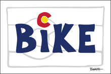 Load image into Gallery viewer, BIKE ~ COLORADO LOOSE FLAG ~ GHOST ~ 12x18