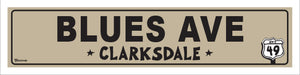 BLUES AVE ~ CLARKSDALE ~ 5x20