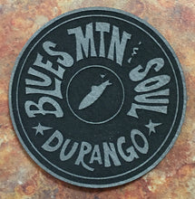 Load image into Gallery viewer, BLUES MTN SOUL ~ DURANGO ~ LEATHER PATCH ~ 2.25"