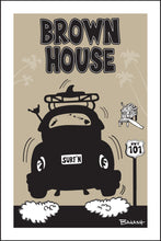 Load image into Gallery viewer, BROWN HOUSE ~ SURF BUG TAIL AIR ~ 12x18