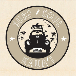 KAUAI ~ SURF SOUL ~ BUG ~ 6x6