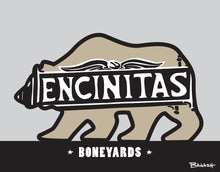 Load image into Gallery viewer, ENCINITAS ~ TOWN SIGN ~ BONEYARDS ~ CATCH A BEAR ~ 16x20