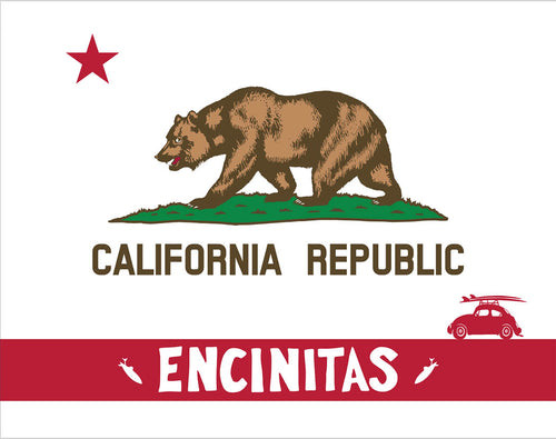 ENCINITAS ~ CALIF REPUBLIC ~ 16x20