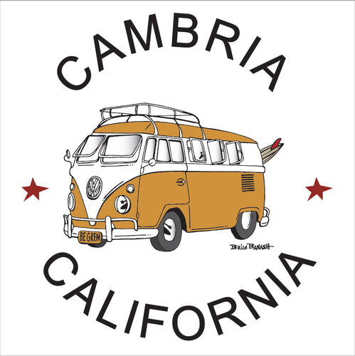 CAMBRIA ~ CALIF STYLE BUS ~ 12x12